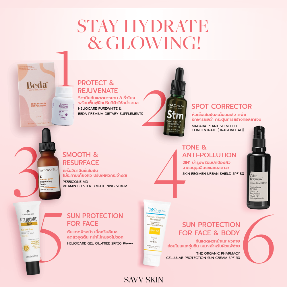 SUMMER SKIN TIPS : Stay Hydrate & Glowing!